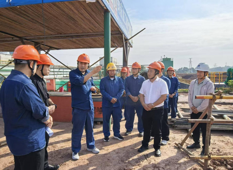 傅利才、郭春建到化工園區(qū)項目現(xiàn)場開展節(jié)前安全檢查